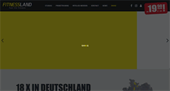 Desktop Screenshot of fitnessland.de