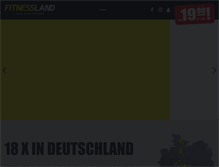 Tablet Screenshot of fitnessland.de